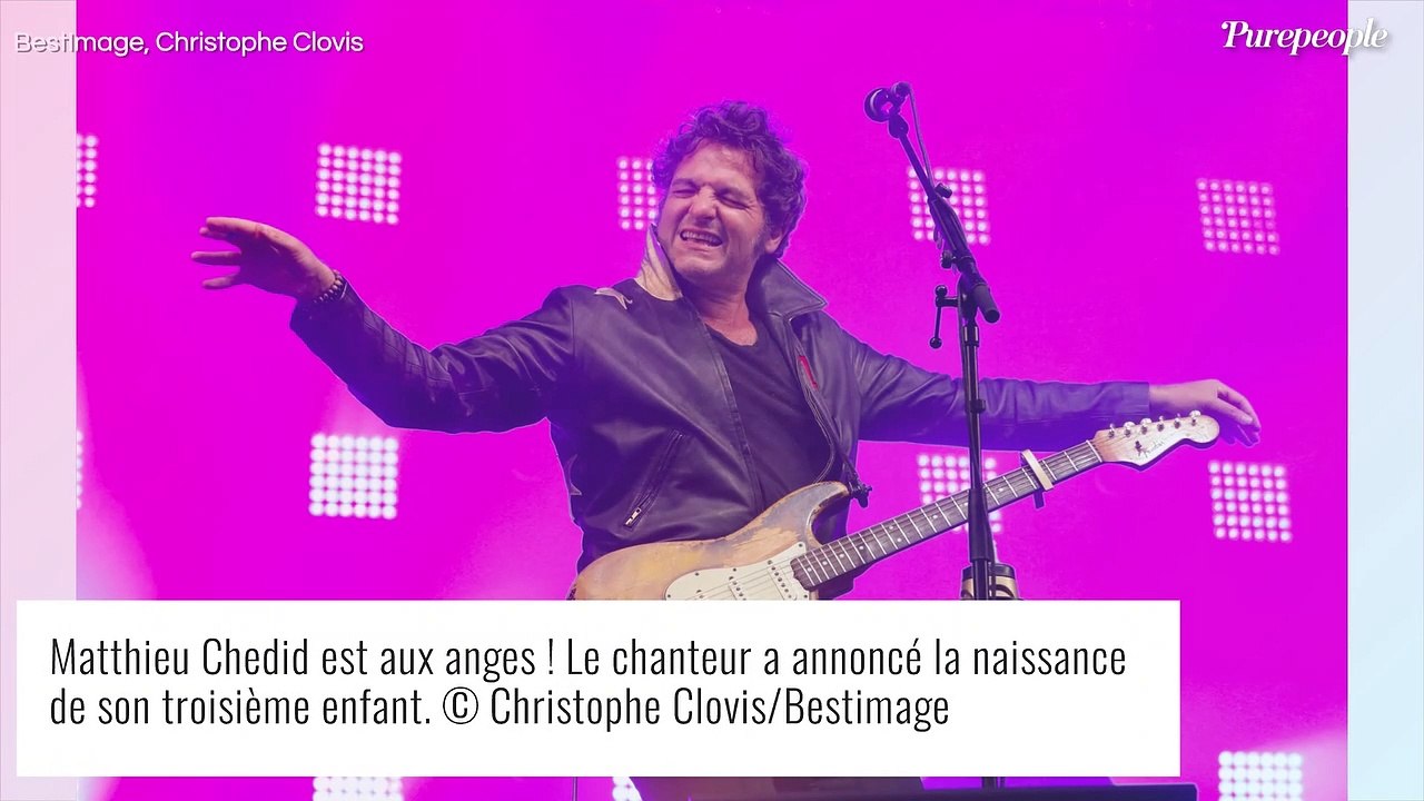 Matthieu Chedid papa pour la 3e fois à 50 ans : "Sa super maman m'a fait le plus beau cadeau du monde"