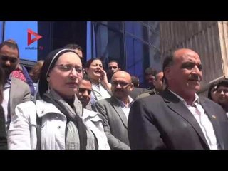 وقفة تضامنية على سلم "الصحفيين" بعد الحكم على "قلاش"
