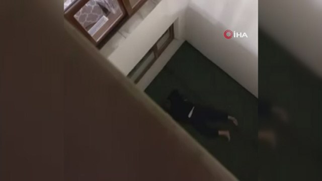 Kayseri'de ilginç olay; tuvalet kapısını karıştırdı, aşağıya düştü