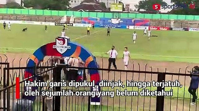 Final Liga 3 DIY Berakhir Ricuh, Asisten Wasit Dikejar, Dipukul dan Ditendang Usai Laga