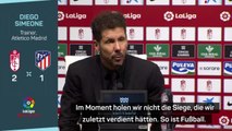 Simeone: “Holen nicht die Siege, die wir verdienen”