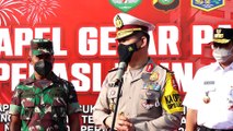 Polda Metro Jaya Apel Gelar Pasukan Gabungan Operasi Lilin Jaya 2021