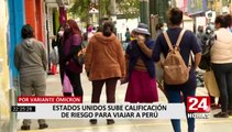 Estados Unidos sube calificación de riesgo para viajar a Perú