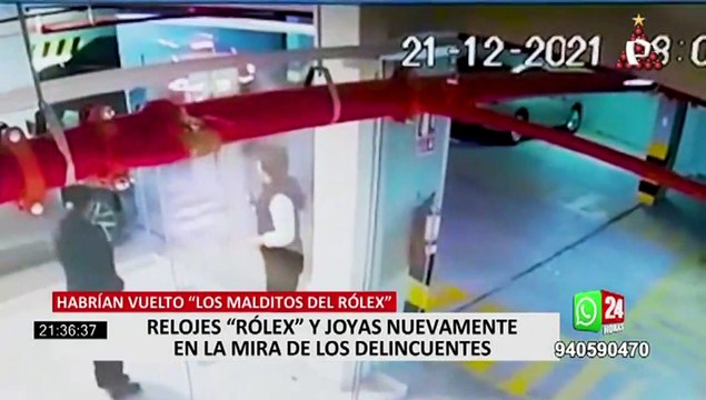 'Los Malditos del Rólex': relojes y joyas nuevamente en la mira de los delincuentes