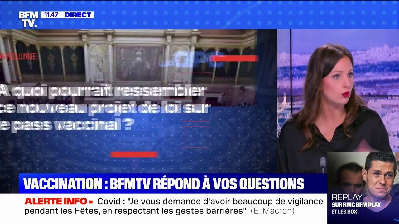 Que contient le projet de loi sur le pass vaccinal ? BFMTV répond à vos questions