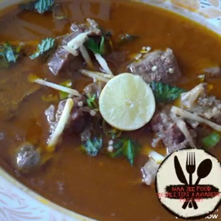 Mutton Nihari  How to make mutton nihari in urdu