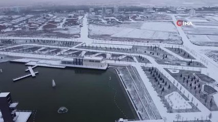 Çorum'dan kar manzaraları