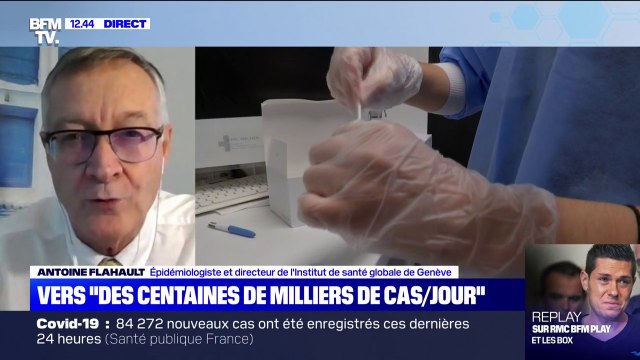 Variant Omicron: Ce qui est très rassurant, c'est que les hospitalisations restent à un niveau très bas , assure l'épidémiologiste Antoine Flahault