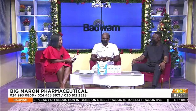 Big Maron Pharmaceutical - Badwam Afisem on Adom TV (23-12-21)