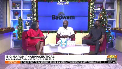Big Maron Pharmaceutical - Badwam Afisem on Adom TV (23-12-21)