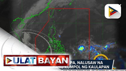 Binabantayang LPA, nalusaw na at isa na lamang kumpol ng kaulapan; Panahon sa bisperas ng Pasko, magiging maaliwalas ayon sa PAGASA