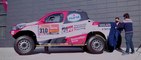 El Toyota Hilux del Dakar llega al Museo Circuito de Fernando Alonso