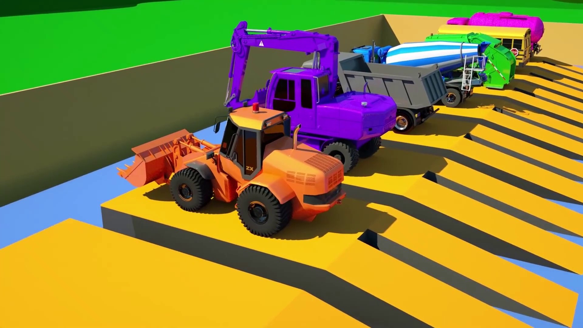 Learn Colors and Race Cars gadi ka cartoon - TOYS cartoon video gadi wala  Construction Truck for Kids with the Excavator Dump Truck and Bulldozer -  video Dailymotion