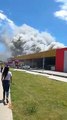 Incêndio é registrado em supermercado no sul de Florianópolis
