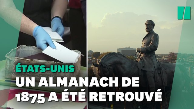 Le piédestal de la statue du général confédéré Robert E. Lee cachait de nombreux objets anciens