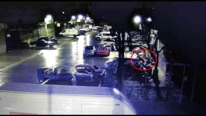 Ümraniye'de 15 bin TL'lik demir hırsızlığı kamerada