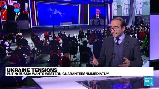 Putin urges West to meet Russia security demands over Ukraine