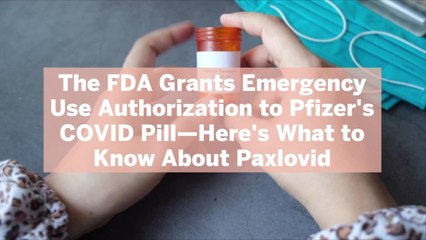 Скачать видео: The FDA Grants Emergency Use Authorization to Pfizer's COVID Pill—Here's What to Know Abou