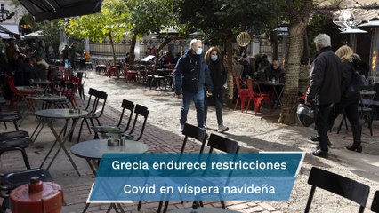 Grecia cancela celebraciones públicas ante propagación de variante ómicron