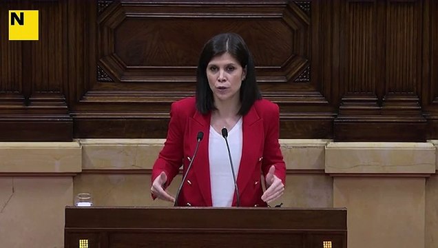 La portaveu d'ERC, Marta Vilalta, diu que són els pressupostos de la via àmplia