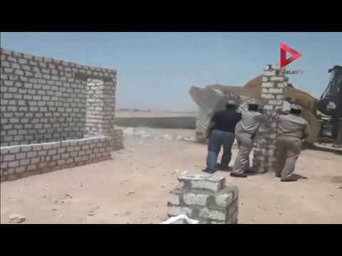 محافظ قنا يقود حملة مكبرة لإزالة التعديات على أراضي أملاك الدولة