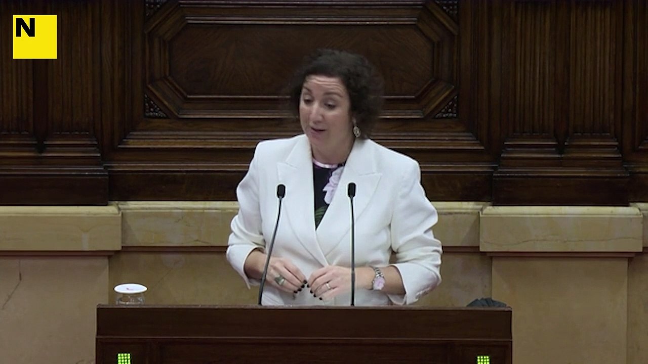 La portaveu del PSC, Alícia Romero, critica que els pressupostos són "molt continuistes" i assegura que estan fets "al més vell estil convergent
