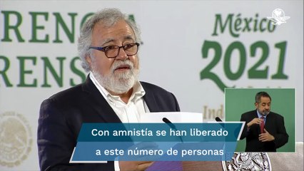 Bajo la Ley de Amnistía 44 personas fueron liberadas: Encinas
