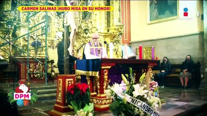 Así fue la misa en honor a Carmen Salinas