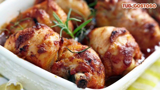 Frango assado com maionese