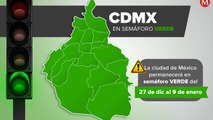 CdMx cerrará el año en semáforo verde por covid-19, aseguran autoridades capitalinas