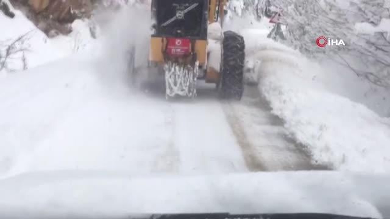 Kastamonu'da 355 köy yolu ulaşıma kapandı