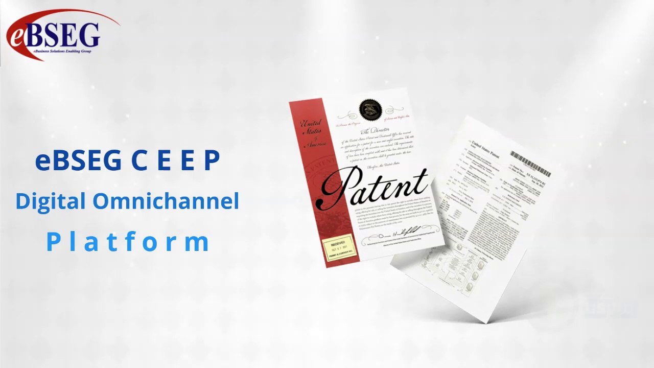 eBSEG officially awarded Patent for CEEP Platform from US Patent & Trademark Office.