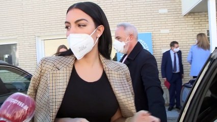 Georgina Rodríguez promociona su serie en pleno embarazo