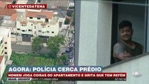 Em São Bernardo do Campo um homem armado negocia com a polícia civil alegando que tem um refém no apartamento. Com exclusividade o Brasil Urgente capturou que ele está armado. #BrasilUrgente