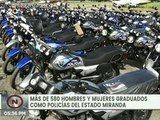 Entérate | Más de 580 hombres y mujeres se gradúan como Policía del estado Miranda
