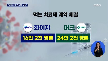 다음 주 먹는 치료제 긴급 사용 승인 결정…"재택치료환자에 사용"
