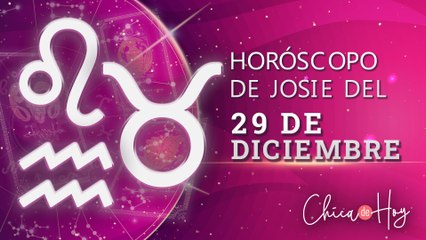 Horóscopo de hoy de Josie Diez Canseco del miércoles 29 de diciembre de 2021