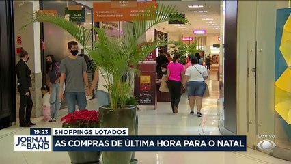 Expectativa é de movimento intenso nos shoppings do país para as compras de Natal.