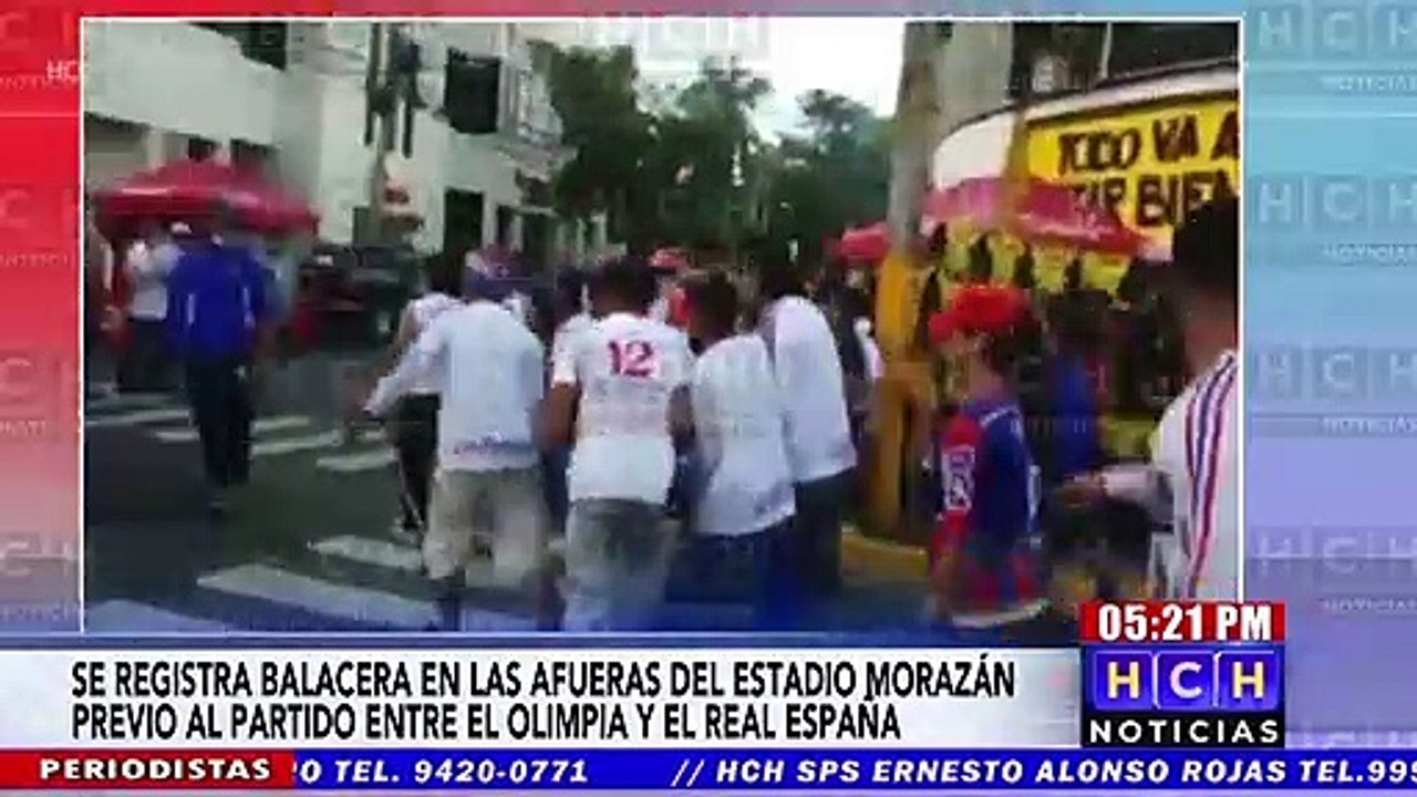 Enfrentamiento entre barras deja al menos 20 heridos en San Pedro Sula