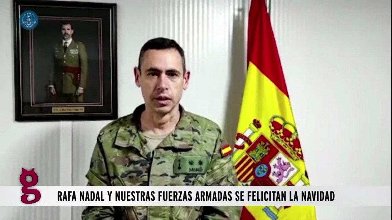FELICITACIONES DE RAFA NADAL A NUESTRAS FUERZAS ARMADAS