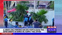 Enfrentamiento entre barras deja al menos 20 heridos en San Pedro Sula