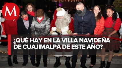 Rubalcava Suárez inaugura "Villa iluminada Cuajimalpa 2021"