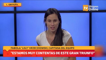 "Estamos muy contentas de este gran triunfo"