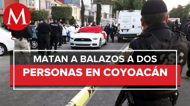 En Coyoacán, dos personas fueron asesinadas a balazos