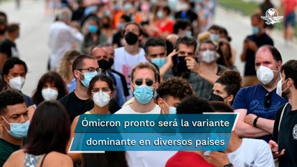 Primeros estudios sobre ómicron sugieren que es de 35% a 80% menos grave