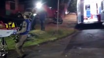 Moto e bicicleta colidem em cruzamento no Parque São Paulo, deixando jovem ferido; Siate foi mobilizado