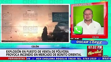 Puesto de venta de pólvoras se incendia en Bonito Oriental, Colón