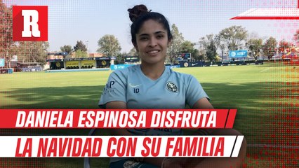 Daniela Espinosa disfruta la navidad con su familia