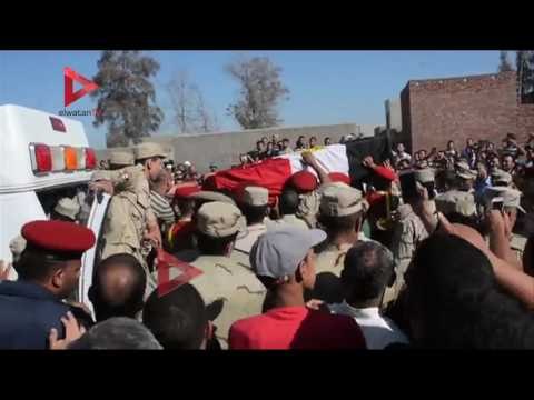 جنازة مهيبة لقائد المنطقة الشمالية العسكرية في مسقط رأسه بالدقهلية