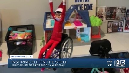 Phoenix mother creates Elf on the Shelf wheelchair, promotes inclusion